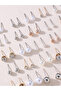 Set of 30 - Rhinestone and Faux Pearl Earrings - 3