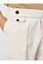Men Pocket Pleated Detail Straight Leg Pants - 3