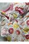 Donut Patterned Padded Soft Textured Girls' Sleeping Bag - 6