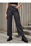 Women Grey Flare Leg Cargo Jeans