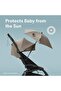 YOYO Parasol - Baby Stroller Umbrella with UPF 50+ Protection, Taupe - 2