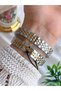 2 Years Warranty Special Design Entwined Cord 3 Atm Women's Wristwatch Zj.14098.4 - 4