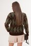 Women's Baklava Pattern Embroidered Sweater 255101 - 265318 - - 6