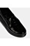 Women's Black Desacomfort Kroko Printed Patent Leather Shoes - 6