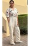 Linen embroidered Jumpsuit - 3