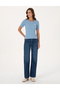 Blue Slim Fit Basic Sweater 50317063-Vr249 - 4