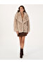 Beige Melange Comfort Fit Coat 50314250-Vr156 - 4