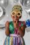 Gold Happy Birthday Glitter Birthday Crown and Glasses Set – 2-Piece Party Accessory Photo Concept - 3