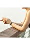 (Pack of 2) Leather Strap For Fitbit Luxe Strap for Women Men - Black/Dark Brown - 6
