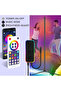 Remote Bluetooth RGBIC LED Floor Lamp for Corner, Bedroom & Living Room Decoration, 1.2m - 7