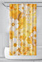 Bathroom Curtain, Yellow Daisies Patterned Shower Curtain, Bathtub Curtain, with Ring Gift 175X200Cm Bp-37