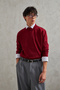 Men's Half Fisherman Oversized Basic Knitwear Sweater - 6