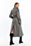 Leather Women's Trench Coat - 7
