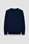 Men's Knitted Wool Roundneck Sweater - 6