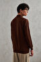 Men's Half Fisherman Oversized Basic Knitwear Sweater - 3