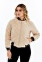 Kapitone Bomber Crop Kadın Ceket - 2