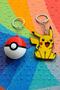 Pikachu & Pokeball Duo Gift Plastic Keychain Set - Collectible Anime Set