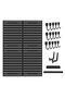 Pegboard Combination Kit Wall Mount Display Pegboard, Pegboards and Accessories Modular Hanging - 7