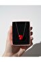 Red Enamel Silver Love Necklace – Elegant Heart Design, Special Romantic Gift Necklace for Your Loved One