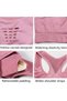 Sports Bra Seamless High Impact Racerback Shockproof for Yoga Gym Training Running Workout Fitness - 3