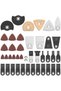 120-piece Oscillating Multi-Tool Accessory Set for Wood, Metal, Plastic - Compatible with Einhell, B