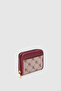 Ays Patterned Wallet Claret Red - 2
