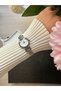Öztel Vintage Minimalist Wicker Cord Vintage Women's Wristwatch Silver - 7