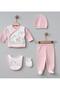 100% Cotton Newborn Baby Girl 10 Piece Hospital Release Bodysuit Set - Boxed - 6