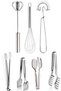 7-Piece Whisk Tongs Set Premium Quality | Spring Whisk |   Hand Mixer | Tongs Set Steel Stainless