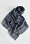 Geometric Pattern Jacquard Scarf Smoked