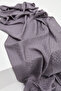 Jacquard Cotton Lyocell Shawl Anthracite - 3