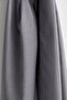 Linen effect natural lyocell shawl dark grey - 3