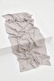 Jacquard Cotton Lyocell Shawl Gray