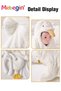 Infant White Goose Costume, 1-piece Warm Outfit with Adorable Animal Design, Baby Winter Outdoor Coa - 7