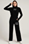 Women's Sporty and Stylish Comfortable Two-Piece Knit Set - 2