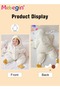 Infant White Goose Costume, 1-piece Warm Outfit with Adorable Animal Design, Baby Winter Outdoor Coa - 5