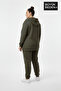 Women's Plus Size Zippered Hooded Thin Sweatshirt Cardigan - Comfortable Fit Spr26Bhr960 - 3