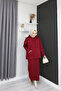 Knitwear Set Hooded Sweater and Dress - 4