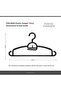 Plastic Hanger – 18 PCs Set, Non-Slip Clothes Hangers with Notches for Wardrobe, Closet S - 2
