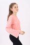 Girl's Printed Crew Neck Long Loose Sleeve T-Shirt - 2