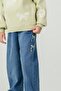 Girl's Sweater-Denim Pants 2-Piece Set - 3