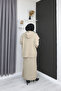 Knitwear Set Hooded Sweater and Dress - 7