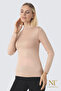 Women's Bamboo Turtleneck Long Sleeve Bodysuit – Lightweight, Comfortable, and Stylish