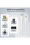 كابل مايكرو USB CB427V 2.4A بطول 100 سم | كابل بيانات TPE سريع الشحن - 2