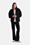 Black Women's Fleece Sweatshirt - 5
