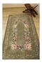 Kinay Nefti̇ Green Jacquard Woven Tapette Decorative Unlined Without Fringes Chenille Praying Mat 70*115