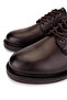 Men's Genuine Leather Brown Classic Shoes - 3