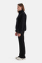 Black Women's Fleece Sweatshirt - 3
