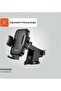 Adjustable Dash & Windshield Phone Mount (60–90mm) - Black - 5
