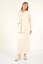 40803 - Stylish Comfortable Soft Textured Knit Skirt Sweater Women's Set - 6